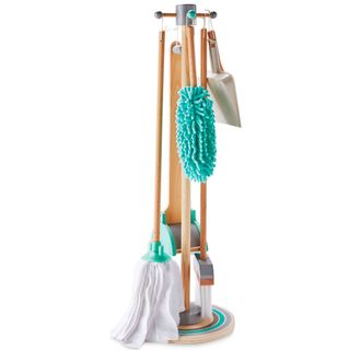 cleaning kit toy with white background
