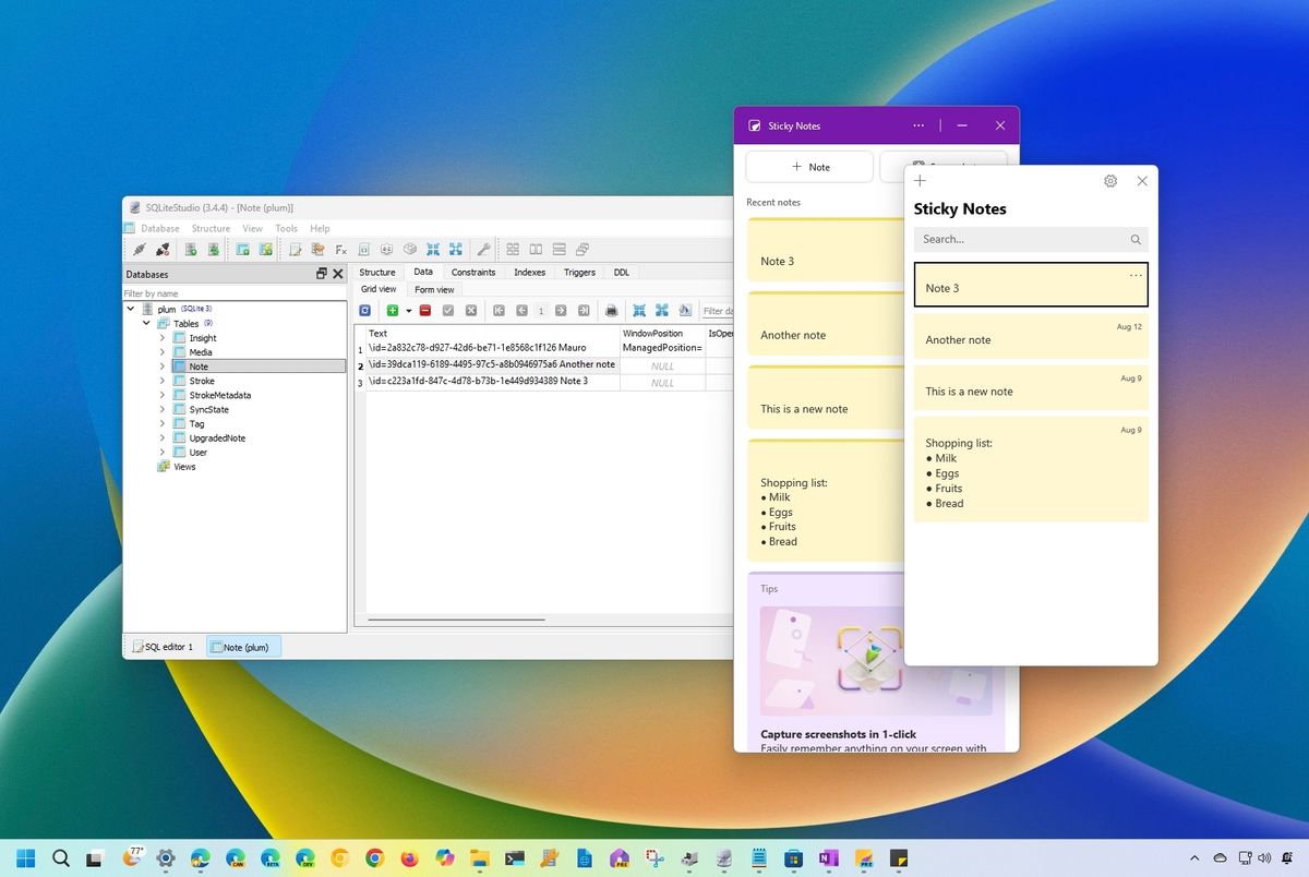 How to fix problems with the new Sticky Notes app on Windows 11