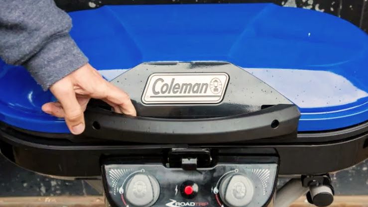 Coleman RoadTrip X-CURSION LXE being tested in writer's home