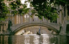 The Bridge of Sighs in Cambridge, belonging to St. John's College.