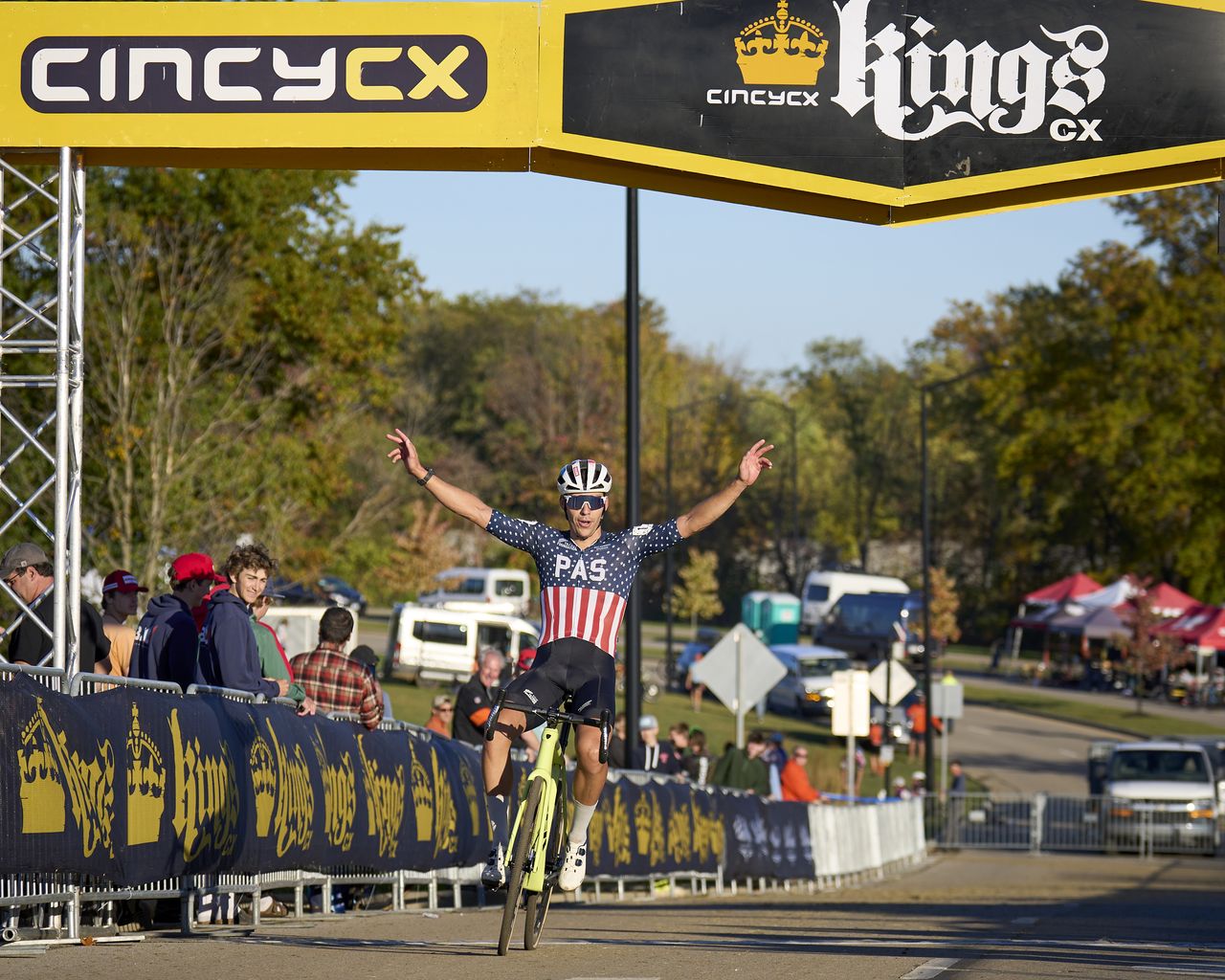 Curtis White (Steve Tilford Foundation Racing) wins Kings CX C2 race 2023