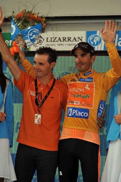 Olympic gold medalist Sammy Sanchez was on hand for the podium ceremony.