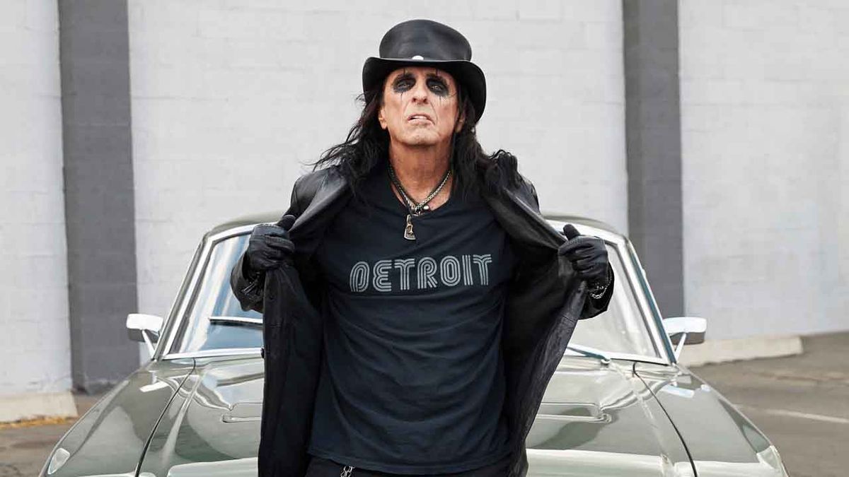 For the busiest man in rock, the past year has been a testing time. Forced to stay at home away from the touring cycles he’s spent 50 years in, Alice Cooper has used COVID quarantine to craft his new album, Detroit Stories, a love letter to his hometown and its musical history. While the world waits for the next chapter in his catalogue, we challenged you to ask the Godfather Of Shock Rock the best questions you could conjure up. You didn’t disappoint, and naturally, neither did he. Do you remember the first time an artist shocked you, and did it have any impact on the route you took? Rich Hobson (Facebook) “I was seven when I first saw Elvis Presley on The Ed Sullivan Show and we were so used to doo-wop music when I was a kid, all of a sudden we didn’t know if Elvis was the hero or the villain, but I knew my parents liked him. The second time was when we saw the Beatles – we all went, ‘Wow look at that hair, look at the boots, look at the suits! These songs are the best songs I’ve ever heard!’ Then the Rolling Stones came and I got the reaction from my parents that these guys were scruffy, they could be drug addicts – that appealed to me. I looked at them and thought, ‘If I ever get a band together, I’m gonna make these guys look like choirboys!’” Nobody Likes Me and Science Fiction – where the hell do those songs come from and what happened to them? What’s the story? Petromax Skavholm (Facebook) “Those songs were so vaudeville, we did Nobody Likes Me with a door with Alice sitting behind it and the band singing back to me. The first time Bob Ezrin saw that, we were playing that at Max’s Kansas City in New York City and he was sent to get rid of us, he was not supposed to sign us at all. He saw that song and all the theatrics we were doing, even though we didn’t have the money to do any big theatrics, but that’s when he signed us. He said, ‘I’ve visited the future, you guys are the future.’ As for Science Fiction, back in the early days we were really good friends with Pink Floyd, we lived together in Los Angeles for a while when they ran out of money. Syd Barrett and Glen Buxton used to sit in a room with two echoplex pedals and play things back and forth to each other. So our kind of jams around that time were really psychedelic; we would just take off on a theme, and Science Fiction was a psychedelic jam.” Did you feel you were walking a tightrope in the 70s as the ‘Shock Rock King’ while having massive Top 40 radio success with tender ballads like I Never Cry, Only Women Bleed and You And Me? Jo Fleischer (Facebook) “The funny thing was that we wrote those songs because somebody said in an article that we were a one-trick pony, that we could do what we do but that’s as far as it went. [Producer/keyboardist] Bob Ezrin, [guitarist] Dick Wagner and I sat down and wrote Only Women Bleed, they took it to the record company and the company thought it was [US singer-songwriter] James Taylor! So I wrote one of those heartbreaking ballads on every album… It was so opposite of Alice that it worked.” Why was it important to you to pay homage to the city of Detroit for your new album? Freddie Baker (email) “I was born there and Detroit is the home of hard rock. Los Angeles had the Doors, San Francisco had the Grateful Dead, New York had the Young Rascals, Detroit had the Stooges, the MC5, Alice Cooper, Bob Seger, the list goes on. All the bands that came out of Detroit were guitar-driven hard rock bands, more Chuck Berry’s rock’n’roll. I’m proud to be from Detroit because that’s the kind of music I’ve played all my life, so even though Detroit is the butt of the joke sometimes, when people say where you’re from, I say I’m from Detroit and I’m proud of that! We used to play a line-up every weekend of Iggy and the Stooges, the MC5, Alice Cooper and The Who – how cool is that? That was a normal weekend to us!” What three songs define the Alice Cooper experience? Joel Anthony (Facebook) “You have to put School’s Out in there, then I think The Ballad Of Dwight Fry is what I would call the calling card for theatrics in a song. If you ask Johnny Depp, Marilyn Manson, Tim Burton or the Foo Fighters, every single one of them say their favourite song is Dwight Fry. For a commercial audience, Poison is one of the most important songs because it proved we could do all three of those kinds of music.” You seem to have been mentoring a few younger metal musicians. Your help and advice especially around substance abuse was mentioned a few times in books published in recent years. Did you see this role of ‘Godfather Of Metal’ coming? Marco LG (Facebook) “It was just one of those things I went through myself. I went through alcohol and cocaine and when I came out the other end, the Lord brought me through it because he knew I had a lot more things to do. I look back at that time and wonder how I got anything done, we were on a schedule but at the same time we were almost living in a false world. I can’t say the songs weren’t good but I don’t remember writing or touring them, but I somehow came out the other side without dying. At that point I thought, ‘I probably would’ve had more hits if I hadn’t been drinking or taking drugs.’ For young bands that think this is all going to be fun and games when you’re 19-21 because you’re indestructible, if you want to stick around you’ve gotta stay away from what destroys you. Look at the 27 club: those were all my friends, my big brothers and sisters, and I watched them all burn out.” Got any good make-up tips? Sabrina Thomas (email) “The spray for base make-up works a lot better than just slapping it on. I’ve always found greasepaint is good because every night I put it on and I have to take it off, greasepaint comes off really easily. When you’re using my kind of make-up, it’s a chore getting it on and off but greasepaint comes right off. Sometimes when we’re playing really hot gigs outside, the paint starts dripping and melting and it creates a whole different look. By the end of the show, you don’t look anything like you did at the beginning and sometimes it turns out pretty cool!” Do you think rock music has the capacity to ‘shock’ any more? If not, why not? James Fox (email) “I think audiences are shockproof now. I came out at the perfect time to shock the audience because they weren’t ready for a band of guys with hair down to their waists, wearing make-up and not minding a little bit of real blood on stage. We would do the West Side Story thing and we had real switchblades, we’d get cut. The audiences were just not ready for that, but we weren’t Satanic at all; we just made ourselves so surrealistic that nobody could categorise us. Musically we were a good hard rock band but visually we confused and shocked everybody, so the more that would shock people, the more we did.” You said that you don’t remember the making of albums like DaDa and Special Forces. Ever thought to play them again live? Matteo Gilardelli (Facebook) “Oh yeah, I’m not against the songs but those were not songs that Ezrin had anything to do with. If Ezrin had done those, they would’ve been little masterpieces. DaDa is the creepiest, weirdest little album and Ezrin plugged right into how creepy we were at that point. Flush The Fashion was with Roy Thomas Baker, that was a weird little album too, like Zipper Catches Skin. In fact I still might go back and produce those songs with Bob because they’re good but they weren’t produced well; songs like Zorro’s Ascent need to be blown up into better songs.” Did you ever cross paths with your theatrical comrade, David Bowie? Debbie Long (email) “David used to come to the show when he was a mime artist, he was Davy Jones back then. I remember at one of our Welcome To My Nightmare shows, he brought his band the Spiders From Mars and he was saying, ‘This is what we should be doing.’ But he never did it the way we did it. When we started doing theatrics and still had hit records, that opened up a huge door for Bowie, Lou Reed and Velvet Underground because you could be theatrical and commercial at the same time. I wanted there to be an artistic movement, I created Alice as a villain and Bowie created all of his characters to fit who he wanted to be, so I never really saw him as competition, I encouraged him. Bowie and I talked all the time, we’d compliment each other. There was a whole thing about Bowie and Lou Reed talking about my androgynous thing being fake and they were right, of course, it’s fake. It’s a dark vaudeville show and I play a character. Lou and David knew me and knew I couldn’t be more down-the-middle American but I just happened to tap into this character and the image – I knew how to make that character scary, sexy, revolting and funny at the same time!” DETROIT STORIES IS OUT FEBRUARY 26 VIA EARMUSIC