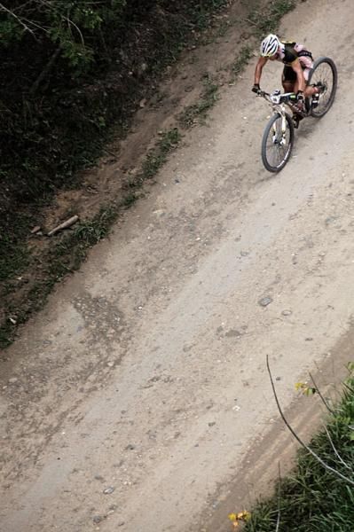 A rider from above