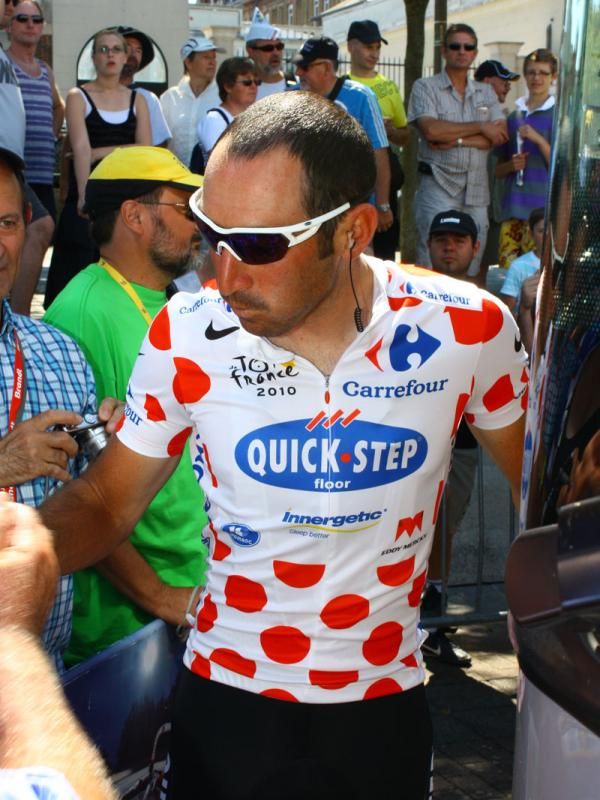 J&eacute;r&ocirc;me Pineau in the mountains jersey