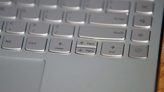 Close up of the keys on the Lenovo Yoga 9i