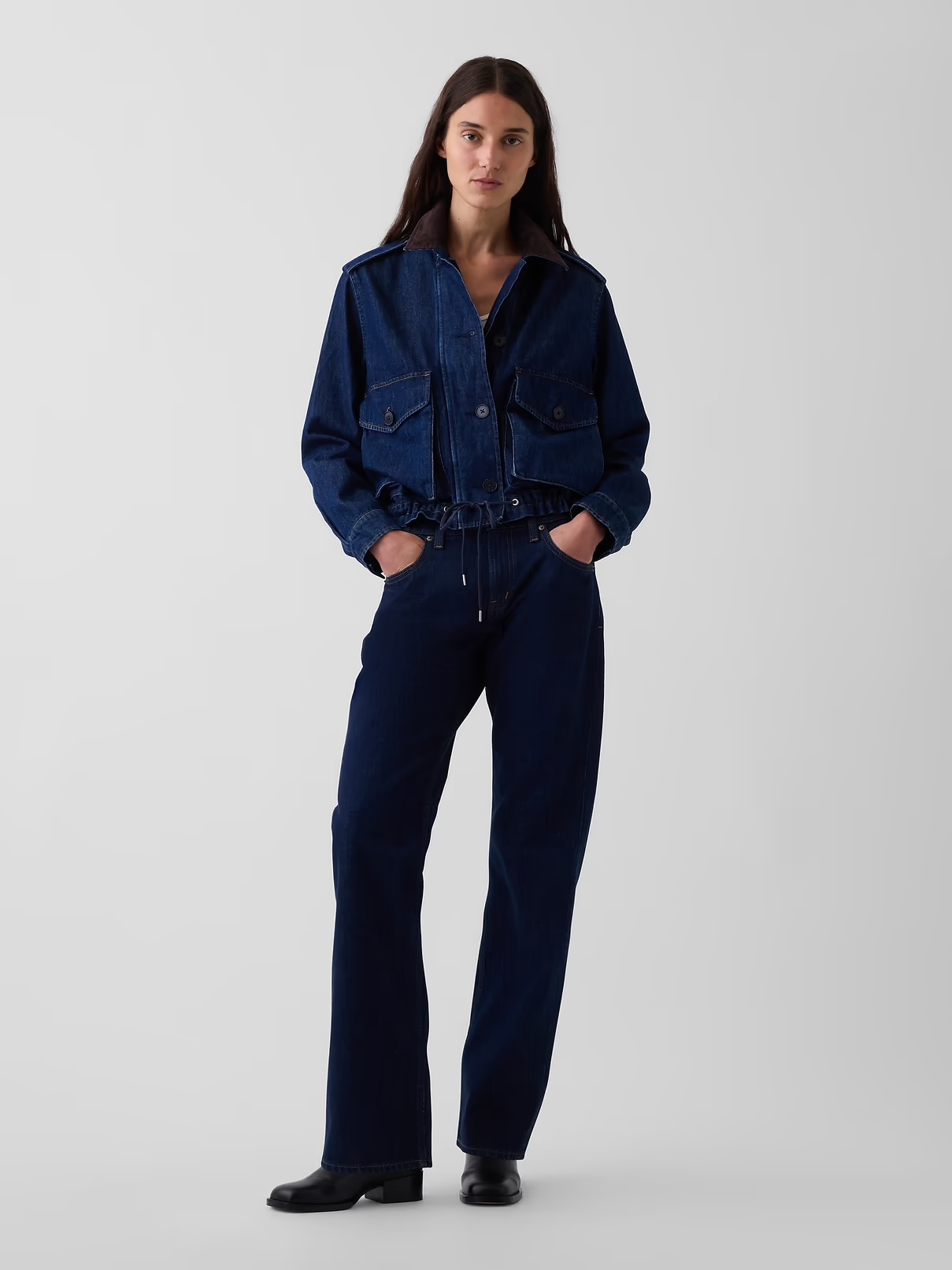 Gap, Mid Rise Straight Taper Jeans