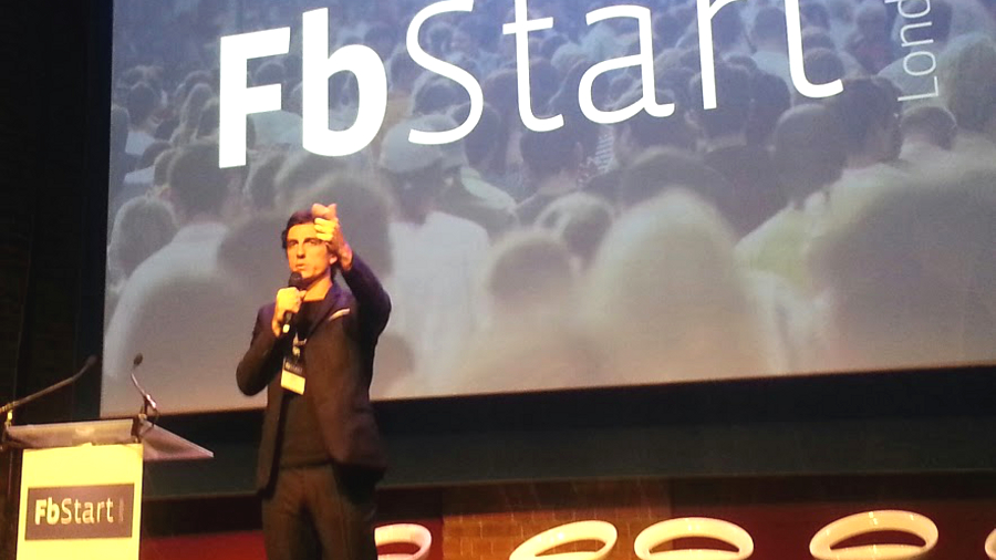 Julien Codornieu speaking at fbSTART London