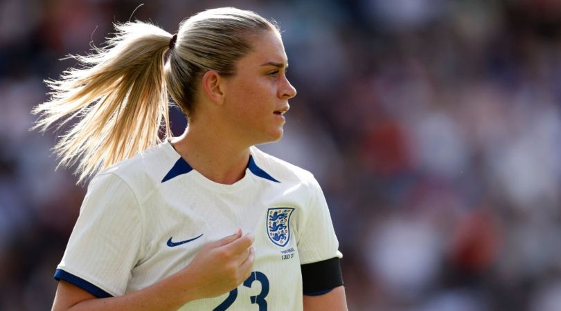 Alessia Russo of England on the pitch during the Women&#039;s International Friendly match between England and Portugal at Stadium MK on July 01, 2023 in Milton Keynes, England.