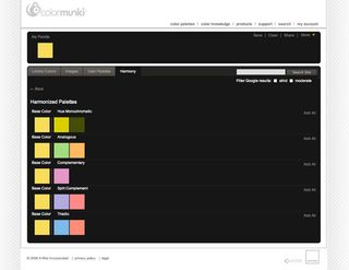 Colour scheme tools