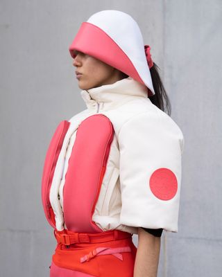 Picture of woman in Canada Goose collaboration