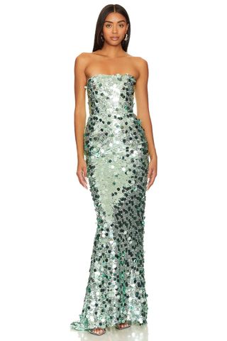 Bronx & Banco Farah Strapless Gown