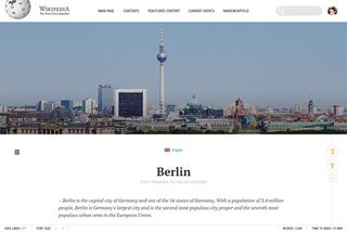 Wikipedia redesign