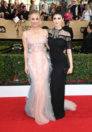 Actors Kaley and Briana Cuoco attend The 23rd Annual Screen Actors Guild Awards at The Shrine Auditorium on January 29, 2017 in Los Angeles, California