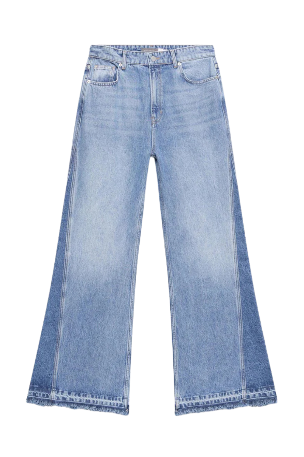 Light Indigo Relaxed Flare Jeans