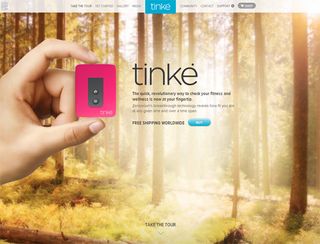 parallax scrolling tips: Tinke homepage