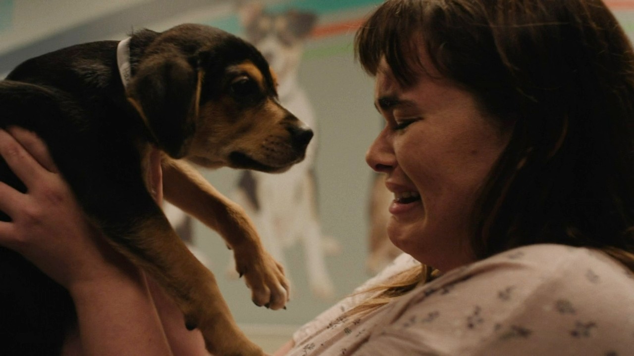 Barbie Ferreira crying to a dog in Bob Trevino Likes It