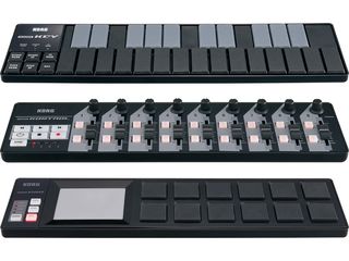 Back in black: the three Korg nanoSeries devices.