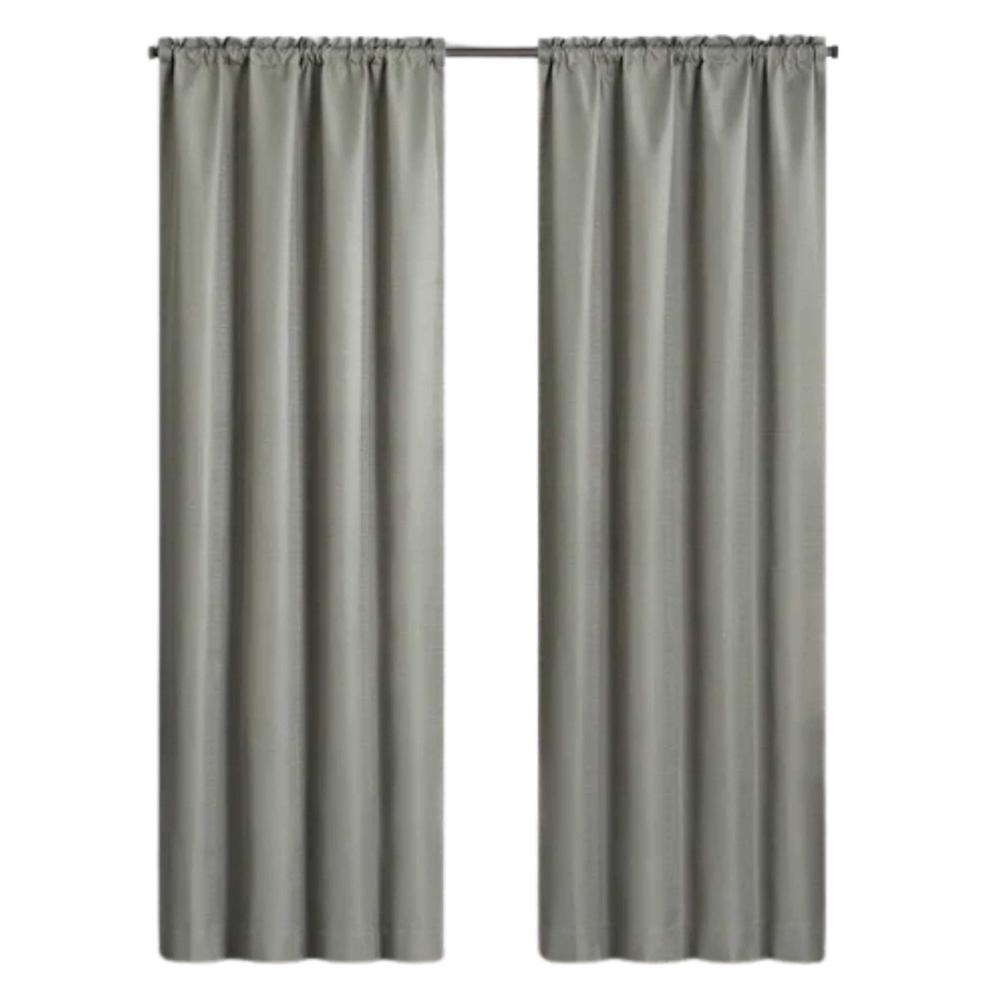 Grey blackout curtains