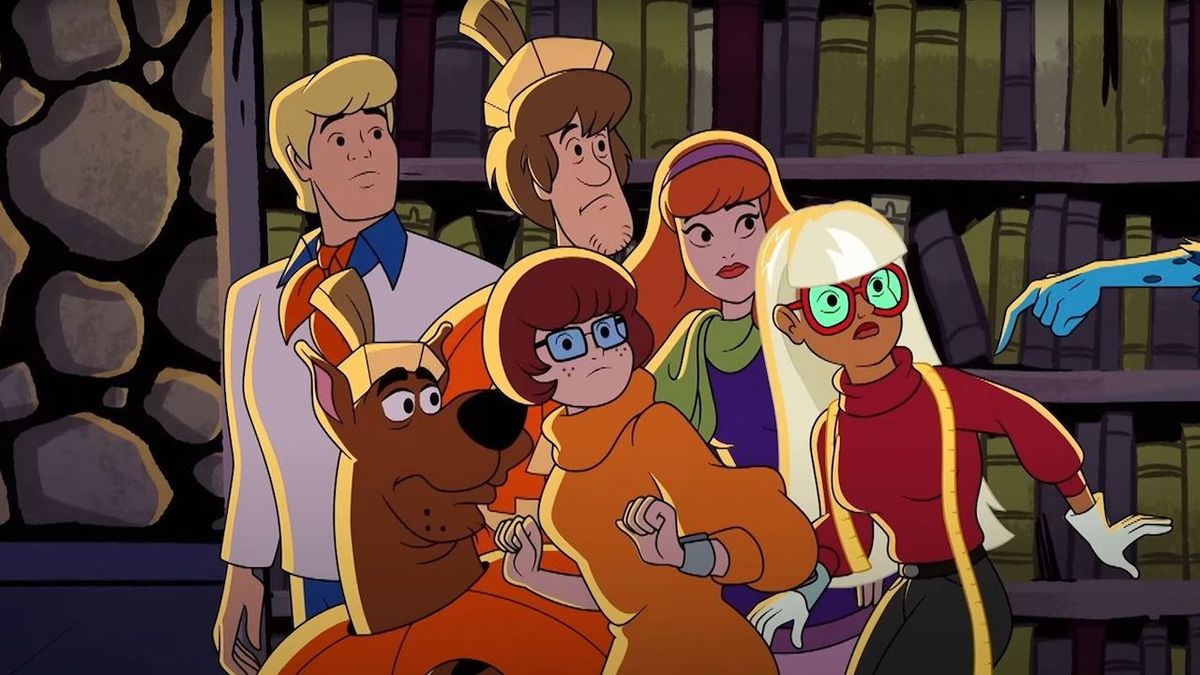 the Scooby-Do gang in Trick or Treat Sccoby-Doo! 2022 movie