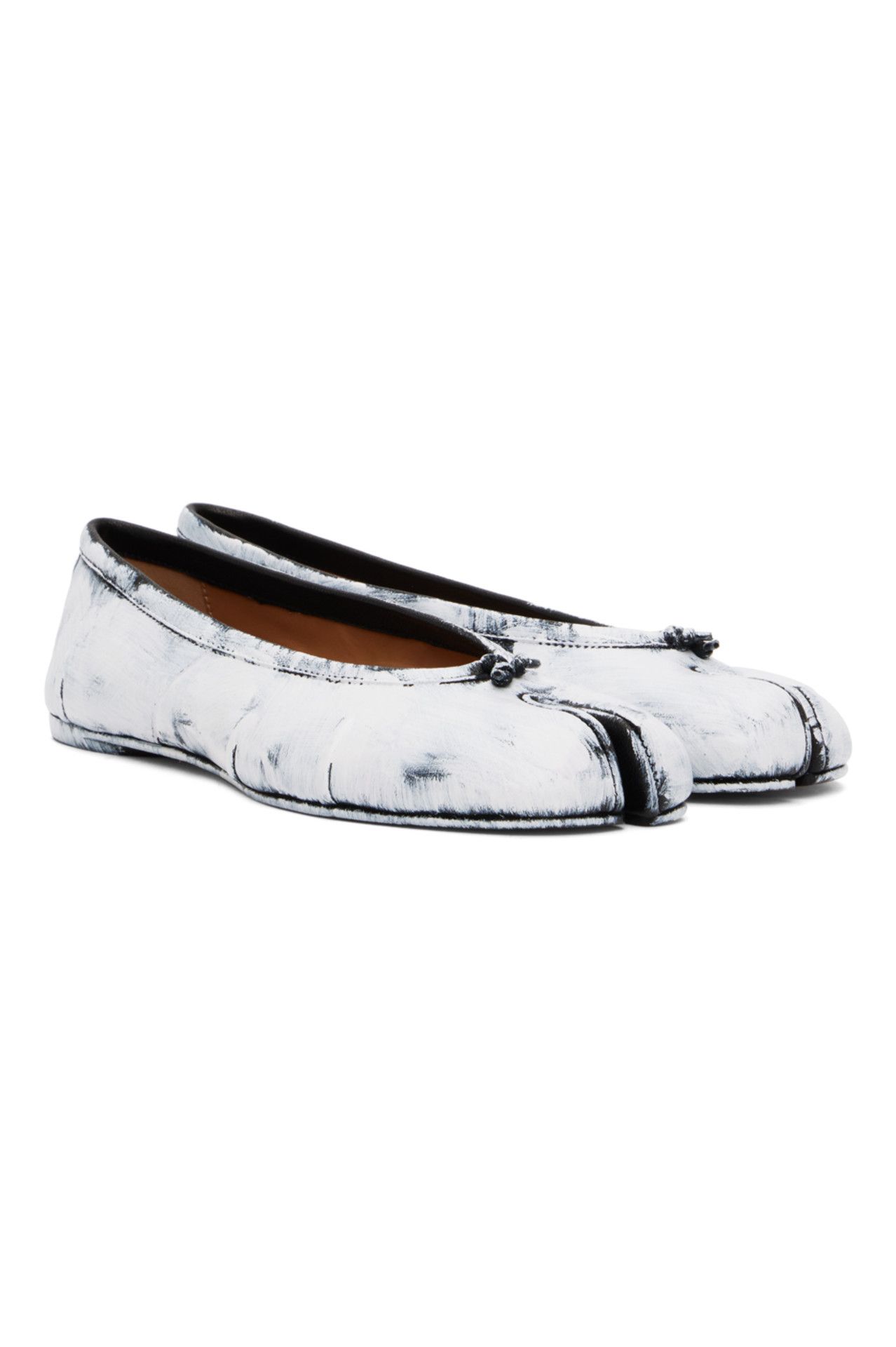 Maison Margiela, White Tabi New Ballerina Flats