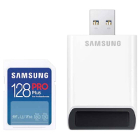 Samsung Pro Plus 128GB SDXC Card + Reader