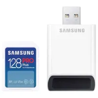 Samsung Pro Plus 128GB SDXC Card + Reader