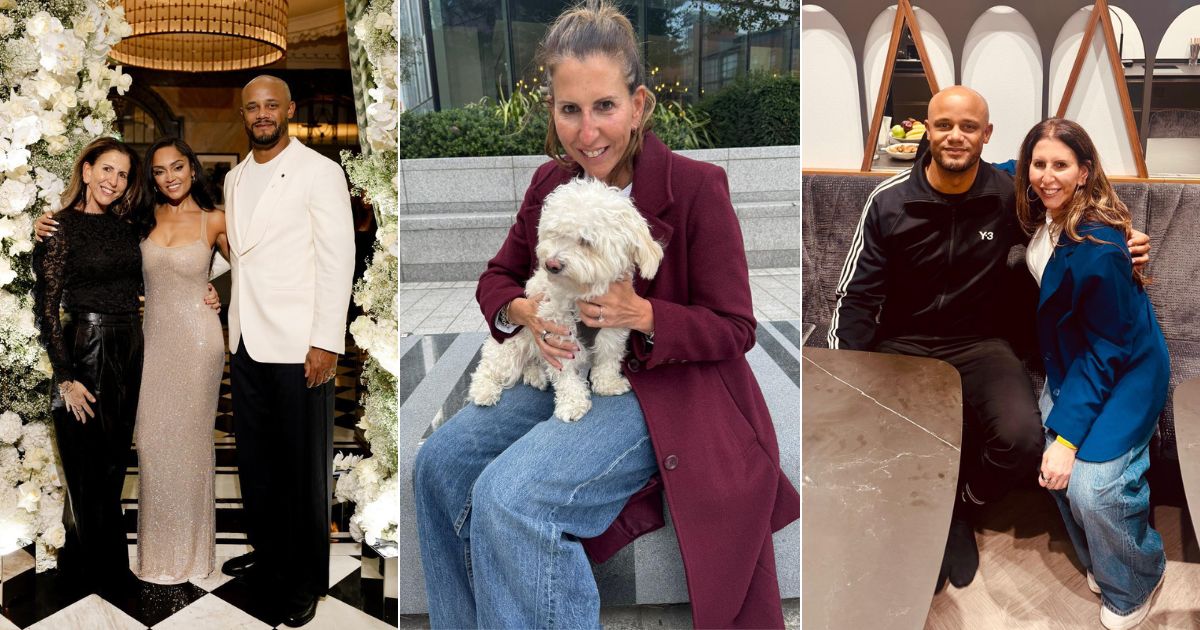 Footballer's Concierge Laura Wolfe with her client Vincent Kompany