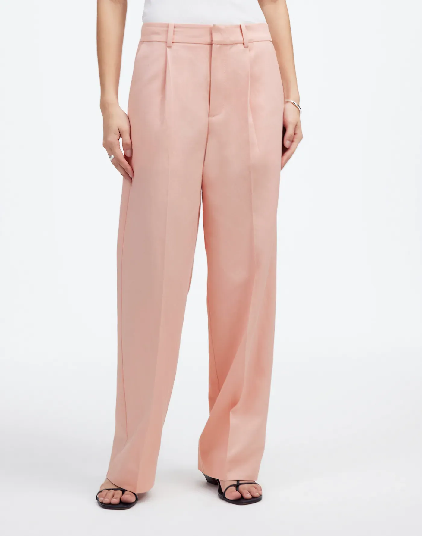 Madewell, Slouchy Straight Pants in Drapey Twill