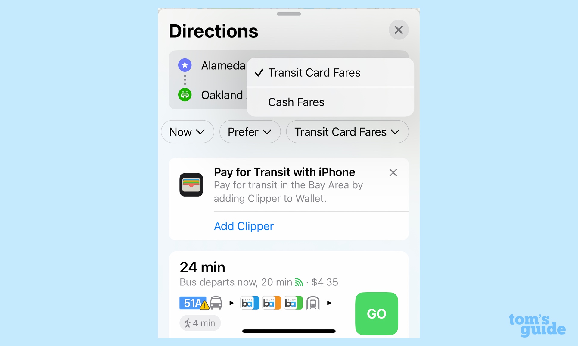 iOS 16 Maps Appear on Public Transport Fare Routes