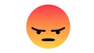 Facebook angry reaction emoji