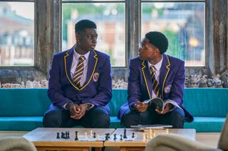Josh Tedeku and Myles Kamwendo plays students in Boarders.