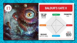 Baldur's Gate 2 top 100 card (2023)