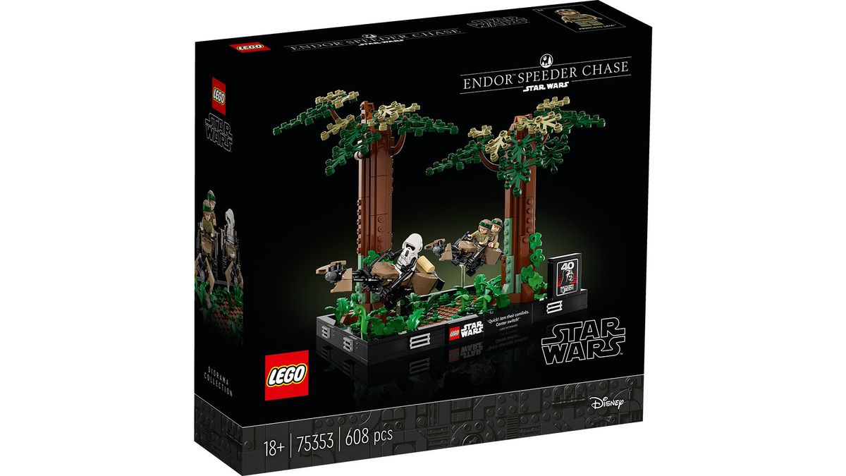 Lego Star Wars: Endor Speeder Chase Diorama box