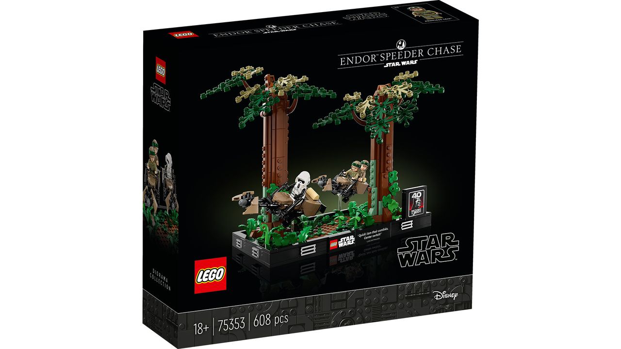 Lego Star Wars: Endor Speeder Chase Diorama box