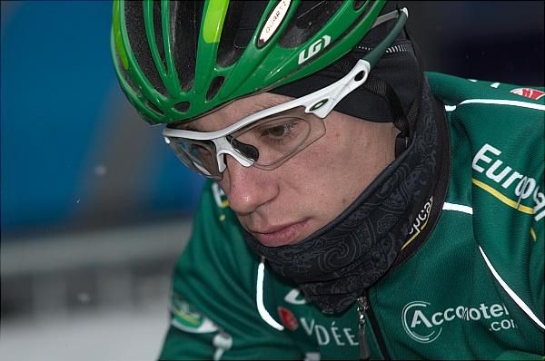 Pierre Rolland is not looking enthused about stage 2