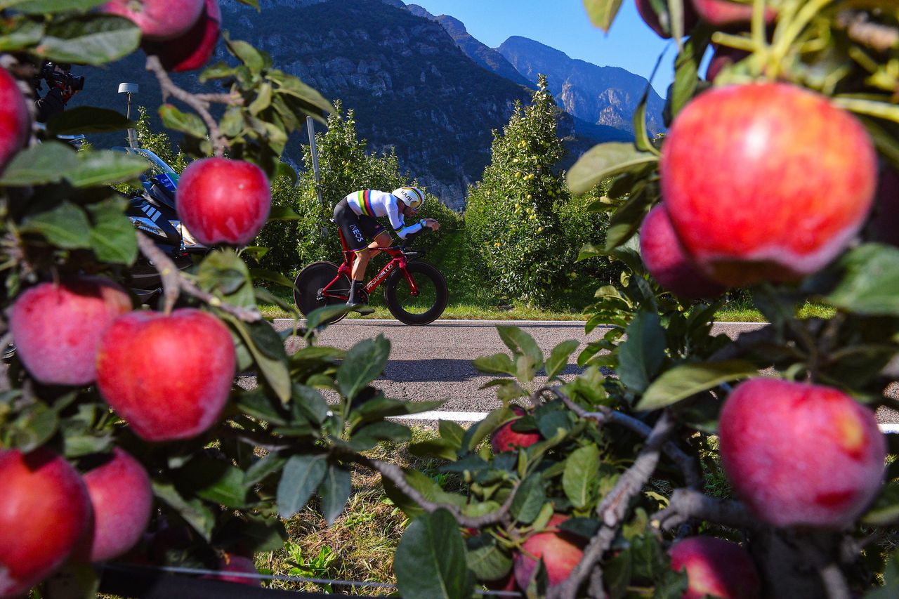 2021 UEC Road European Championships Trento Elite Mens Individual Time Trial 224 km 09092021 Filippo Ganna Italy photo Dario BelingheriBettiniPhoto2021