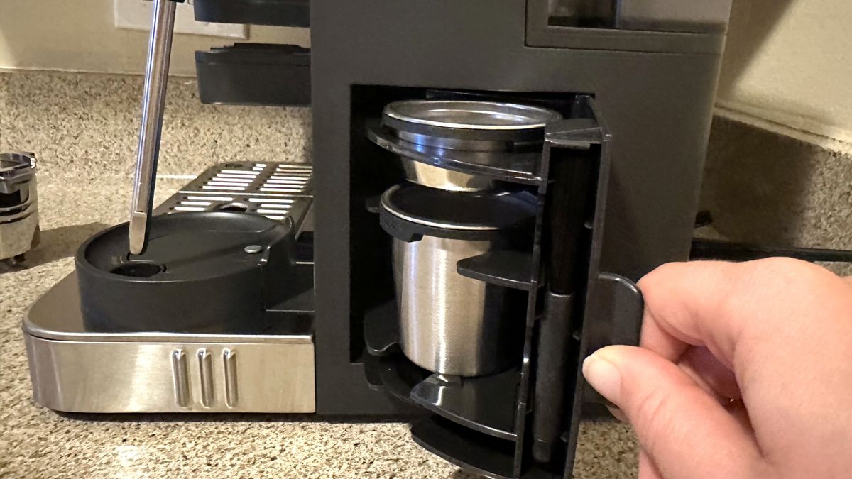 Ninja Luxe Cafe Premier coffee maker on kitchen counter