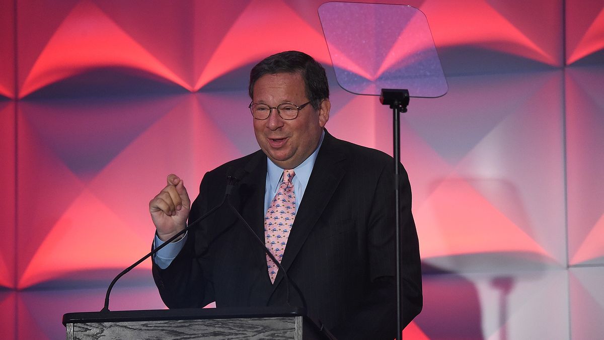 EVP and Chief Diversity Officer Comcast Corporation David L. Cohen speaks at the 2014 Women in Cable Telecommunications Leadership Conference on September 15, 2014 in New York City.