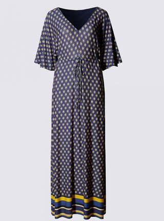 M&S Abstract Print Maxi Dress, £55