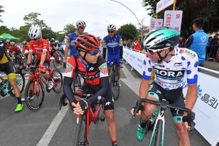 Richie Porte climbed off during stage 2 of the Tour of Guangxi