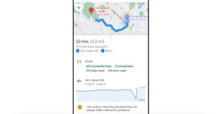 Google Maps has updated its cycling navigation