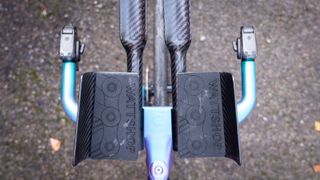 Details of the Sturdy titanium time trial bike