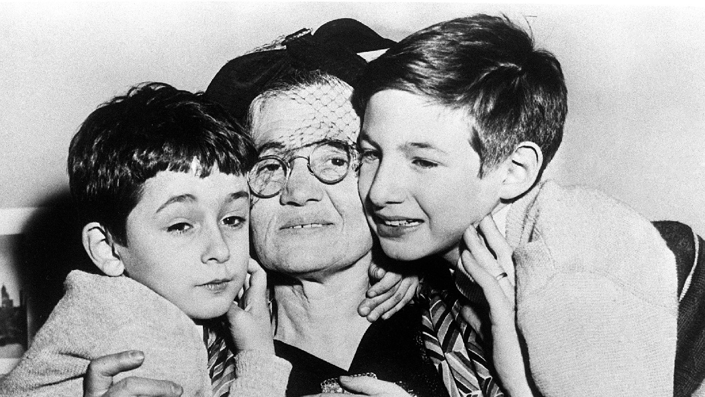 Michael and Robert Meeropol with their grandmother