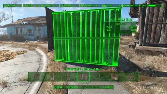 Мод Fallout 4: более высокий бюджет поселения