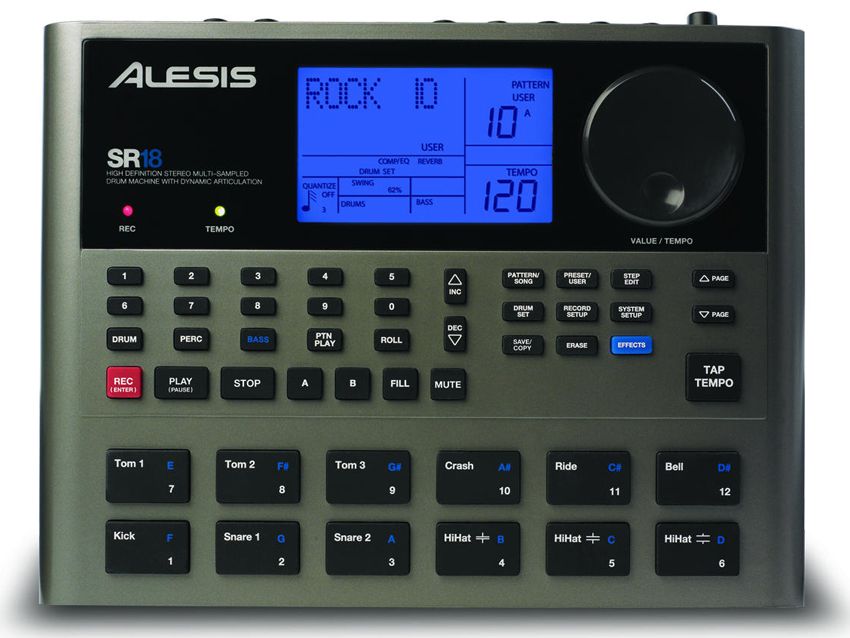 The SR-18 comes with a built-in effects engine