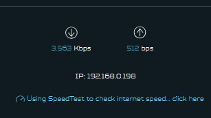 A screenshot of the Acer Predator Connect T7 app.
