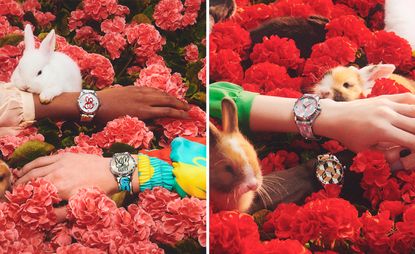 Gucci G-Timeless watches with rabbits on to mark Lunar New Year for the Year of the Rabbit