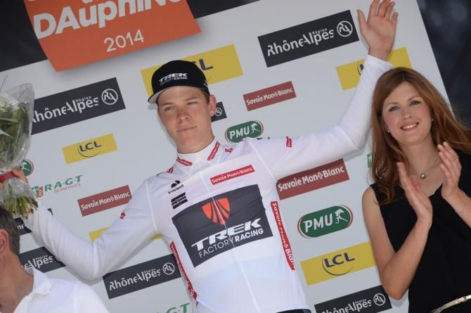 Bob Jungels (Trek Factory Racing) in the white jersey