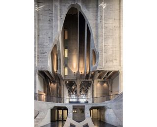 Heatherwick Studio hollowed out the inside of a grain silo building on Cape Town’s V&A Waterfront to create South Africa’s biggest art museum, the Zeitz MOCAA